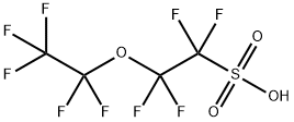 全氟(2-乙氧基乙烷)磺酸 结构式