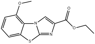 5-METHOXYIMIDAZO[2,1-B]BENZOTHIAZOLE-2-CARBOXYLIC ACID ETHYL ESTER 结构式