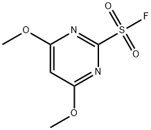 2-Pyrimidinesulfonyl fluoride, 4,6-dimethoxy- (9CI) 结构式