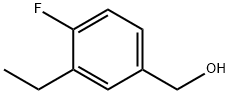 (3-乙基-4-氟苯基)甲醇 结构式