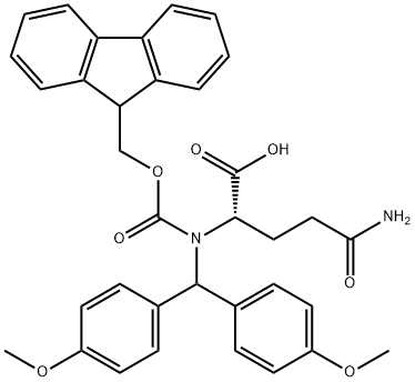FMOC-GLN(DOD)-OH 结构式