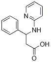 3-PHENYL-3-(PYRIDIN-2-YLAMINO)PROPANOIC ACID 结构式