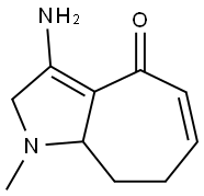 3-aMino-2,7,8,8a-tetrahydro-1-Methyl-Cyclohepta[b]pyrrol-4(1H)-one 结构式