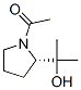 2-Pyrrolidinemethanol, 1-acetyl-alpha,alpha-dimethyl-, (S)- (9CI) 结构式