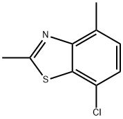 Benzothiazole, 7-chloro-2,4-dimethyl- (9CI) 结构式