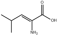 (Z)-2-氨基-4-甲基戊-2-烯酸 结构式