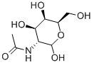 ACETAMIDO-2-DEOXY-D-GALACTOPYRANOSE, 2-(RG) 结构式