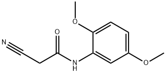 2-氰基-N-(2,5-二甲氧苯基)乙酰胺 结构式