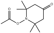 1-Acetyloxy-2,2,6,6-tetramethyl-4-oxopiperidine 结构式