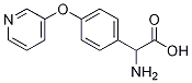 2-氨基-2-[4-(3-吡啶基氧基)苯基]乙酸 结构式