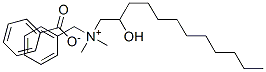 Benzenemethanaminium, N-(2-hydroxydodecyl)-N,N-dimethyl-, benzoate (salt) 结构式