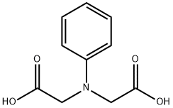 N-苯基亚胺二乙酸 结构式