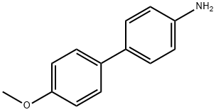 4-(4-甲氧基苯基)苯胺 结构式