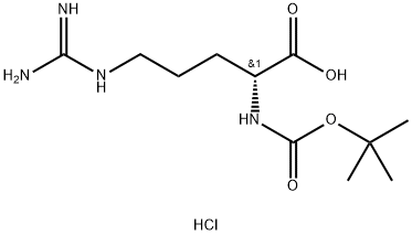 BOC-D-精氨酸盐酸盐 结构式