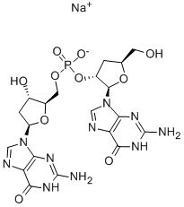 2'-DEOXYGUANYLYL(3'->5')-2'-DEOXYGUANOSINE SODIUM SALT 结构式