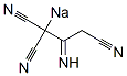 2-Cyano-3-imino-2-sodiopentanedinitrile 结构式