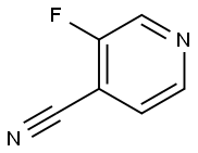3-氟-4-氰基吡啶 结构式