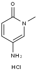 1-甲基-5-氨基吡啶-2(1H)-酮盐酸盐 结构式