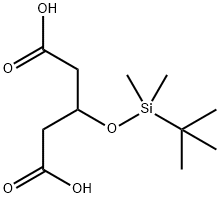 3-(叔丁基二甲基硅氧基)戊二酸 结构式