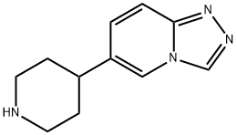 6-(piperidin-4-yl)-[1,2,4]triazolo[4,3-a]pyridine 结构式