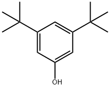 3,5-二叔丁基苯酚 结构式