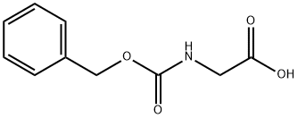 N-苄氧羰基甘氨酸 结构式