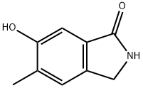 6-羟基-5-甲基异二氢吲哚-1-酮 结构式