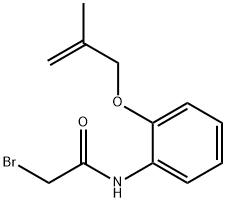 2-Bromo-N-{2-[(2-methyl-2-propenyl)oxy]-phenyl}acetamide 结构式