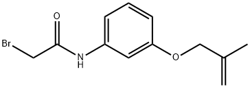 2-Bromo-N-{3-[(2-methyl-2-propenyl)oxy]-phenyl}acetamide 结构式