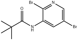 N-(2,5-DIBROMOPYRIDIN-3-YL)PIVALAMIDE 结构式