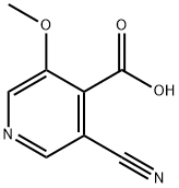 3-CYANO-5-METHOXYISONICOTINIC ACID 结构式