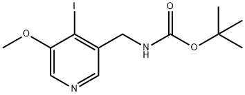 TERT-BUTYL (4-IODO-5-METHOXYPYRIDIN-3-YL)-METHYLCARBAMATE 结构式