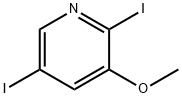 2,5-二碘-3-甲氧基吡啶 结构式