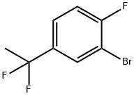 2-溴-4-(1,1-二氟乙基)-1-氟苯 结构式