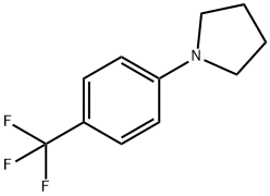 1-(4-(三氟甲基)苯基)吡咯烷 结构式