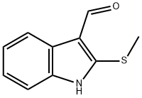 2-(Methylthio)-1H-indole-3-carbaldehyde 结构式