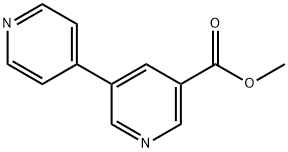 3,4'-联吡啶]-5-羧酸甲酯 结构式