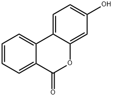 3-羟基-6H-苯并[C]苯并吡喃-6-酮 结构式