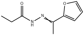 Propanoic  acid,  [1-(2-furanyl)ethylidene]hydrazide  (9CI) 结构式