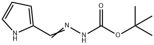 Hydrazinecarboxylic acid, (1H-pyrrol-2-ylmethylene)-, 1,1-dimethylethyl ester 结构式