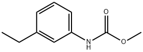 Carbamic  acid,  (3-ethylphenyl)-,  methyl  ester  (9CI) 结构式