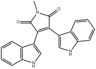 双吲哚马来酰亚胺 结构式