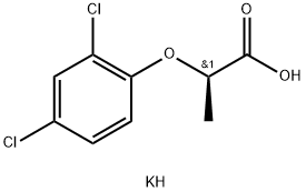 potassium 2-(2,4-dichlorophenoxy)-(R)-propionate 结构式