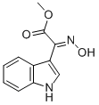 羟基亚氨基-(1H-吲哚-3-基)-乙酸甲酯 结构式