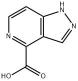 1H-Pyrazolo[4,3-c]pyridine-4-carboxylic acid 结构式