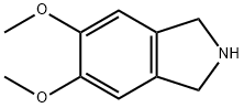 5,6-二甲氧基异吲哚啉 结构式