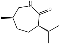 2H-Azepin-2-one,hexahydro-6-methyl-3-(1-methylethyl)-,(3S,6R)-(9CI) 结构式