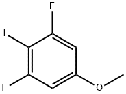 1,3-二氟-2-碘-5-甲氧基苯 结构式