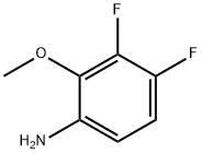 3,4-二氟-2-甲氧基苯胺 结构式