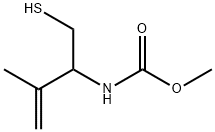 Carbamic  acid,  [1-(mercaptomethyl)-2-methyl-2-propenyl]-,  methyl  ester  (9CI) 结构式